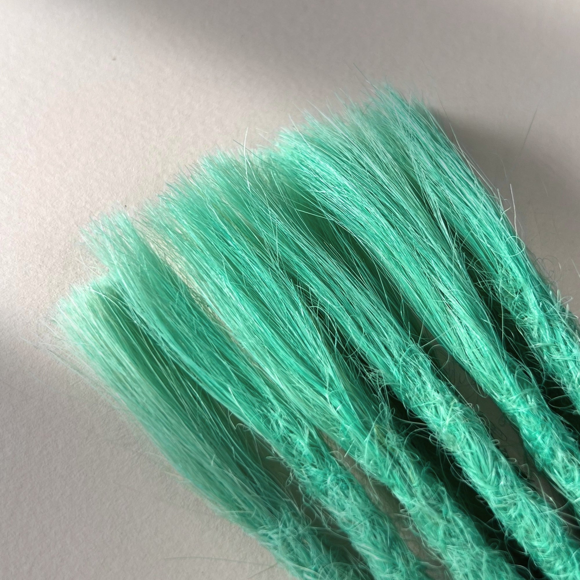Straight Locs | Esmeralda Green