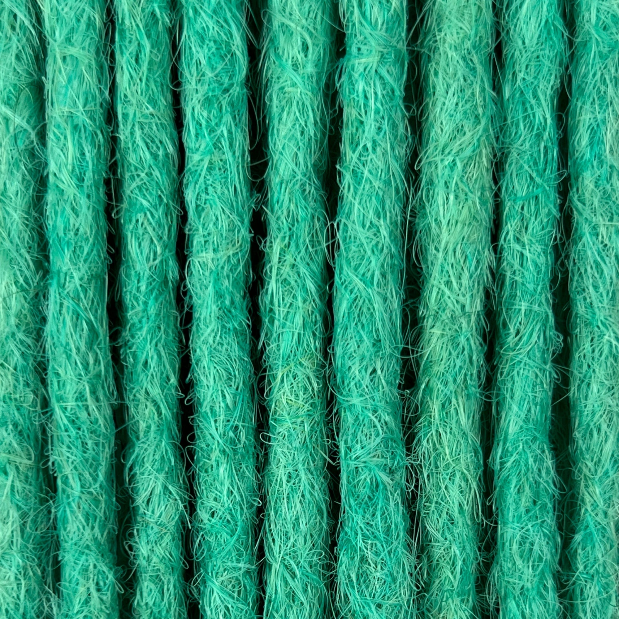 Straight Locs | Esmeralda Green
