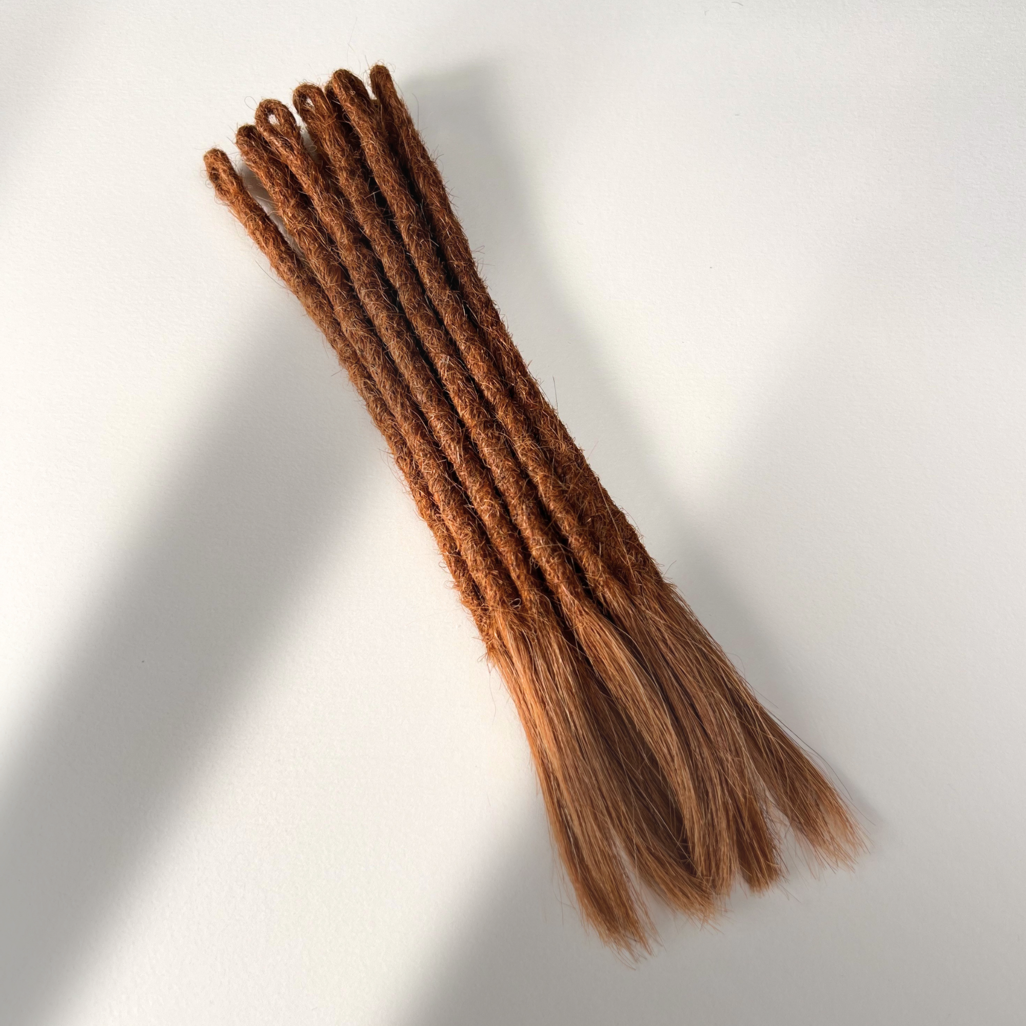 Straight Locs | Burnt Sienna