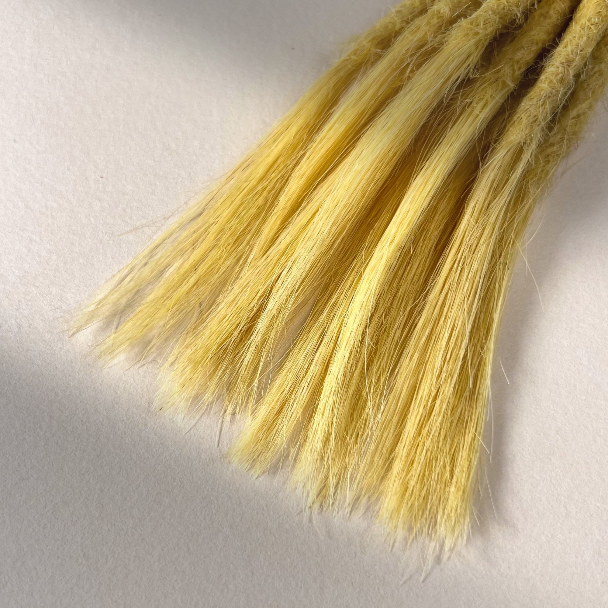 Straight Locs | Yellow Ochre
