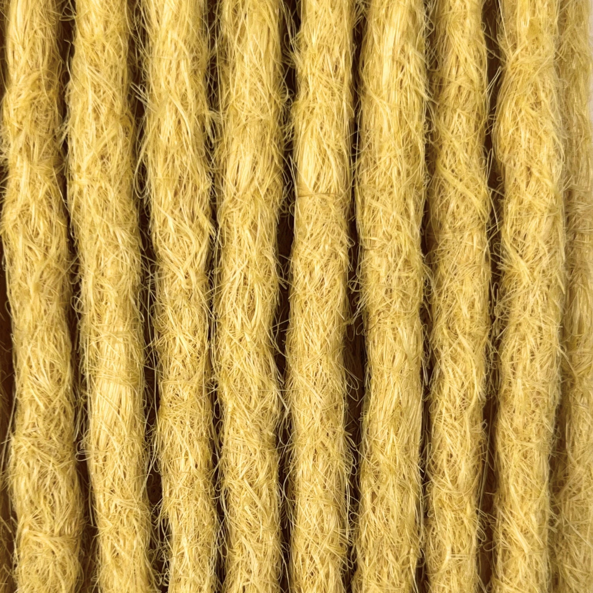Straight Locs | Yellow Ochre Y01 | Open Ends