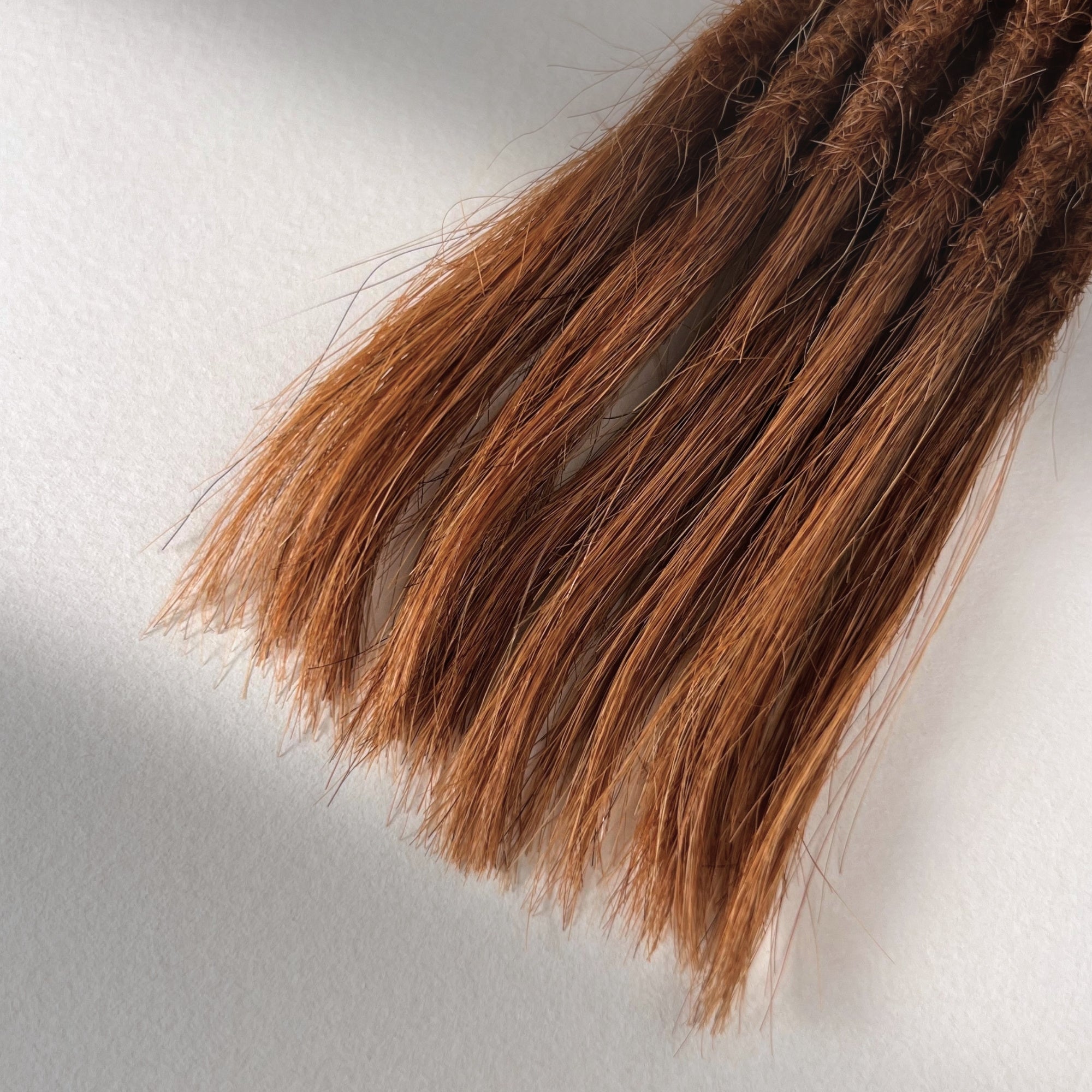 Straight Locs | Burnt Sienna