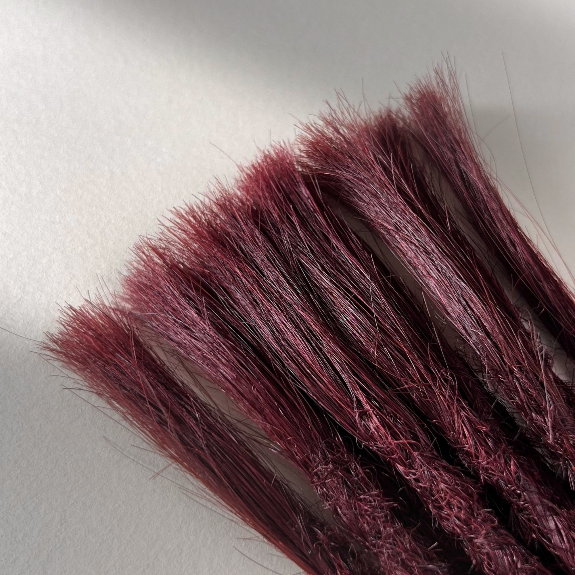 Straight Locs | Burgundy
