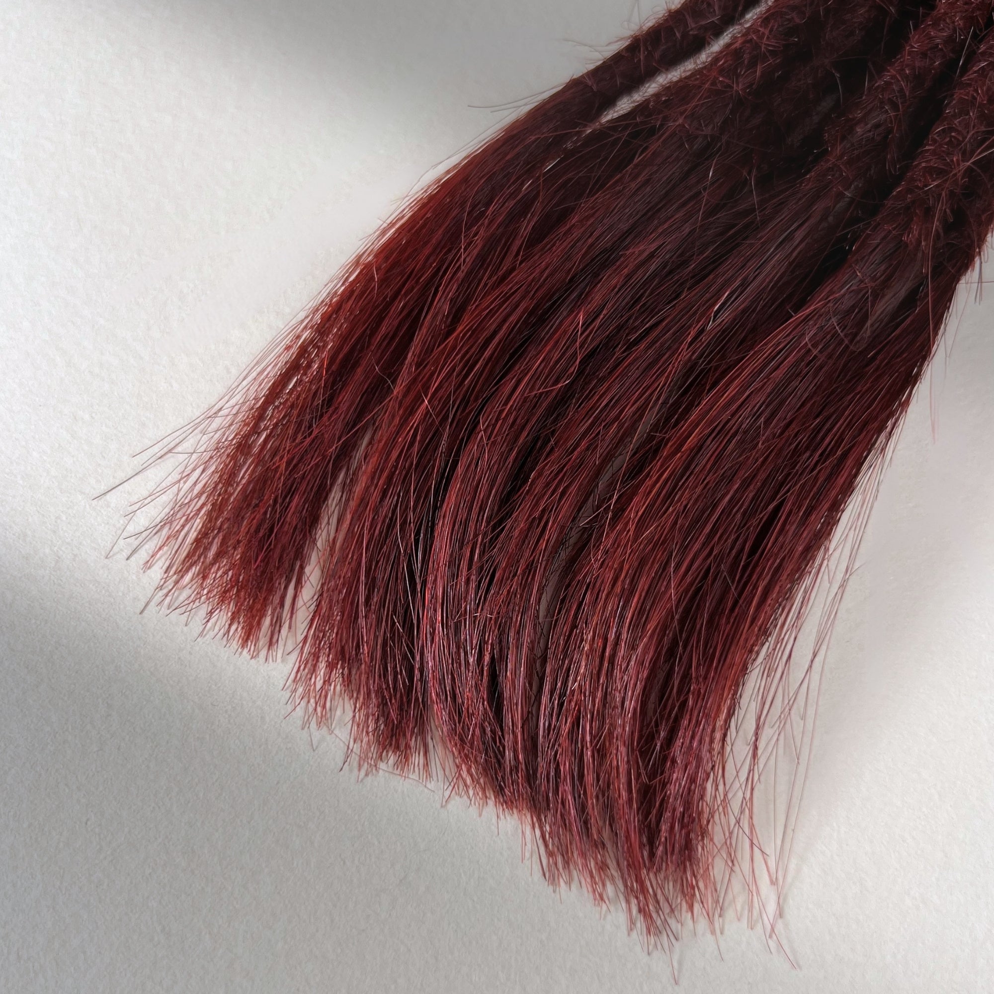 Straight Locs | Burgundy