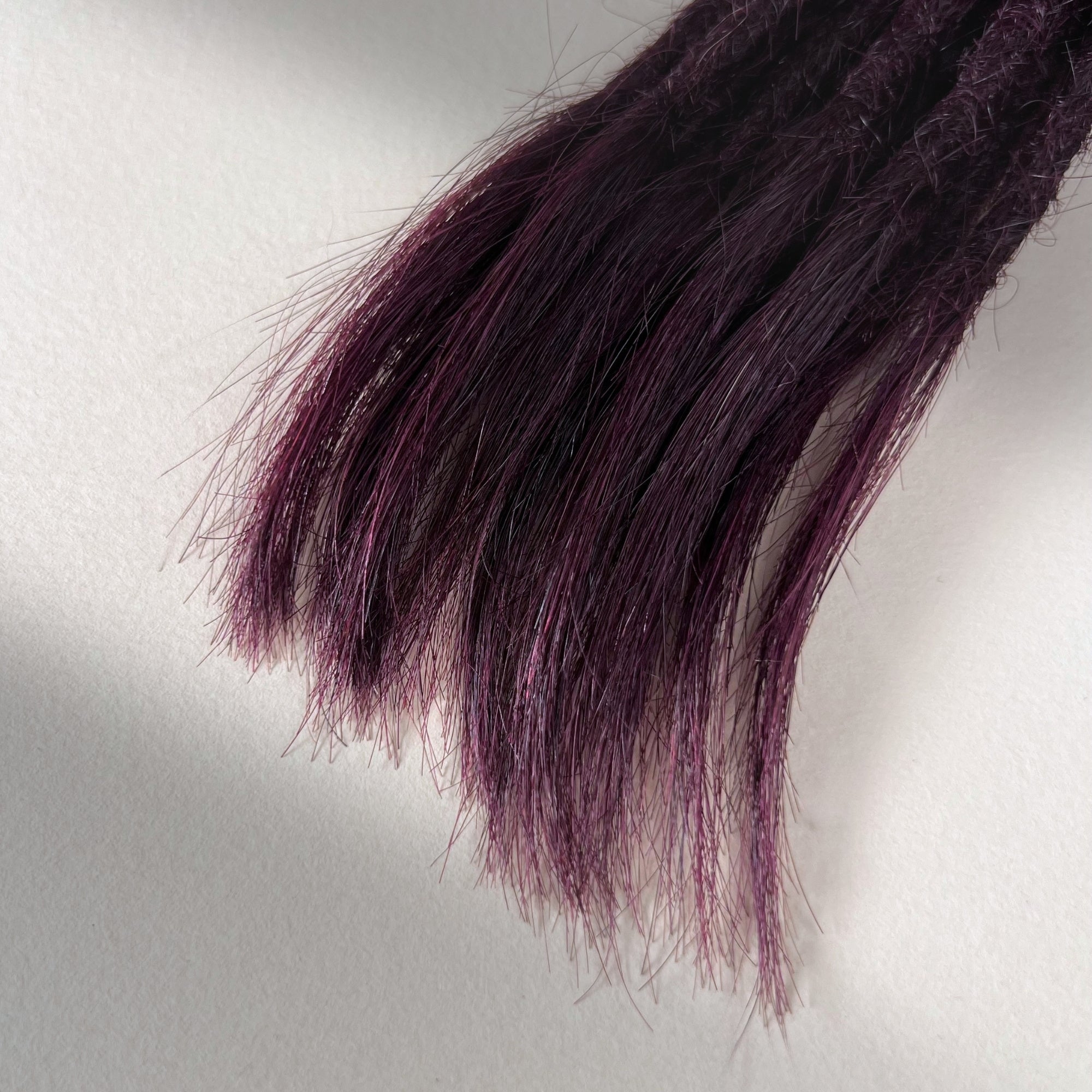 Straight Locs | Marsala