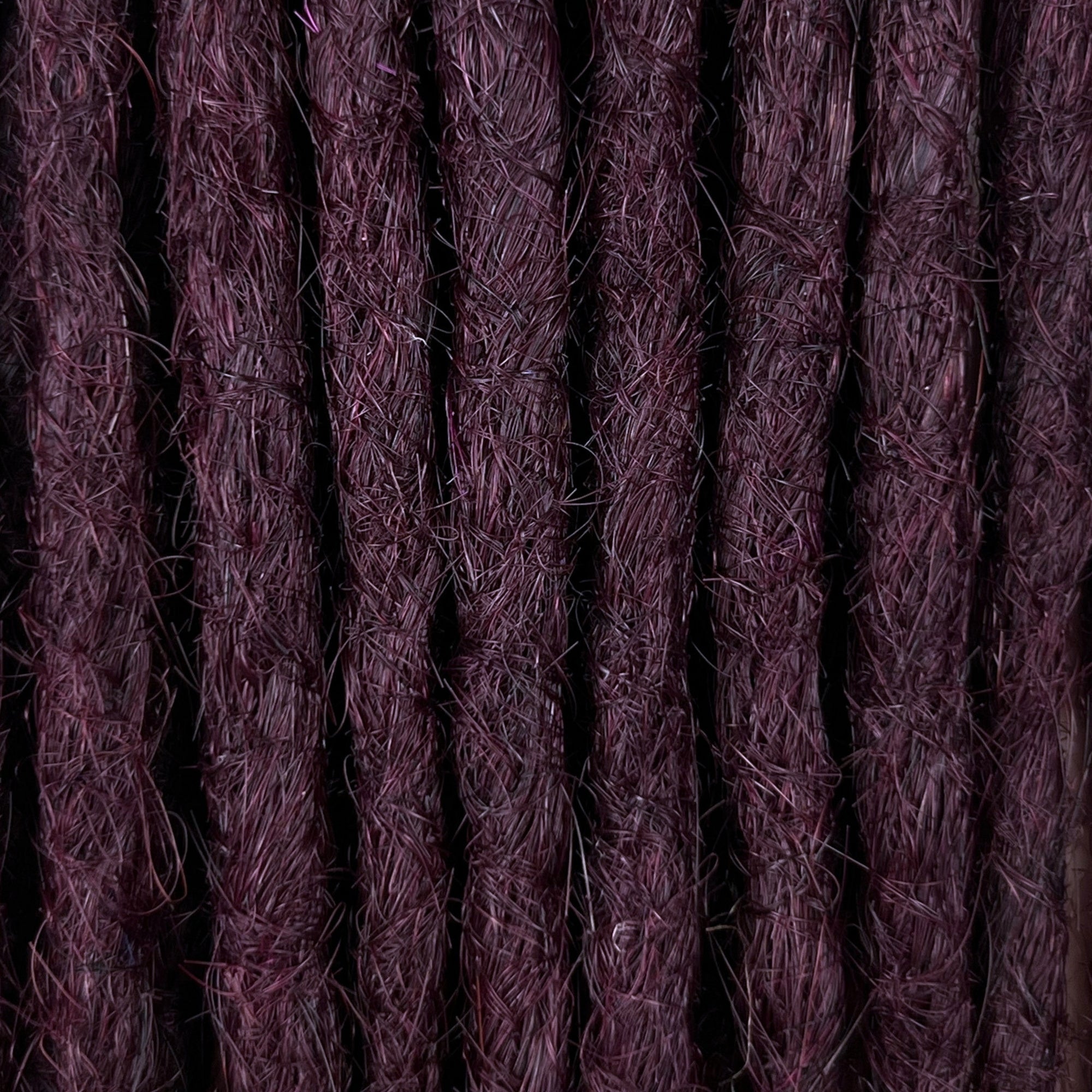 Straight Locs | Marsala