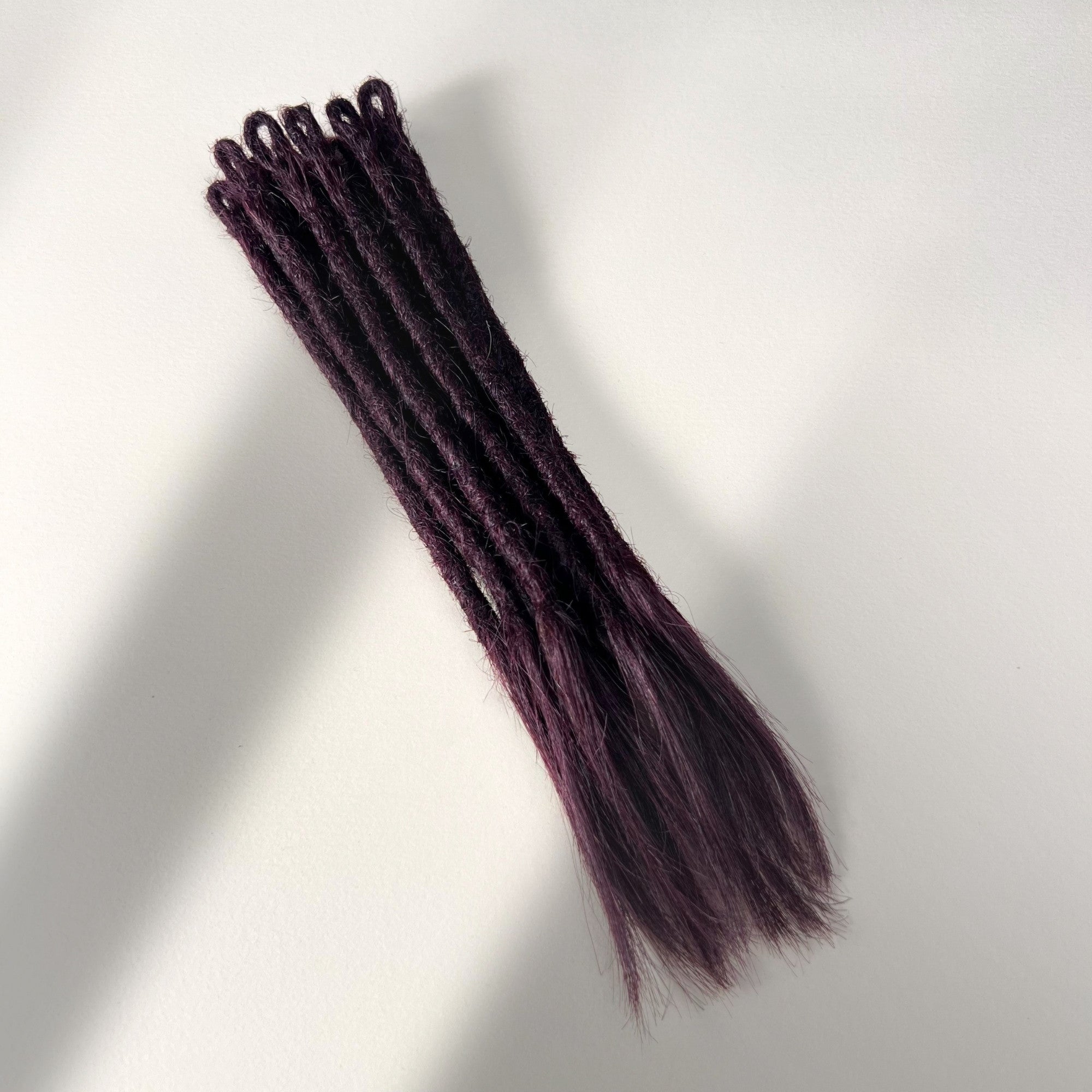 Straight Locs | Marsala