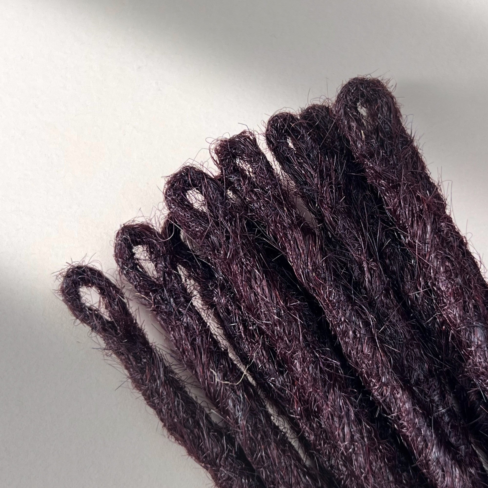 Straight Locs | Marsala