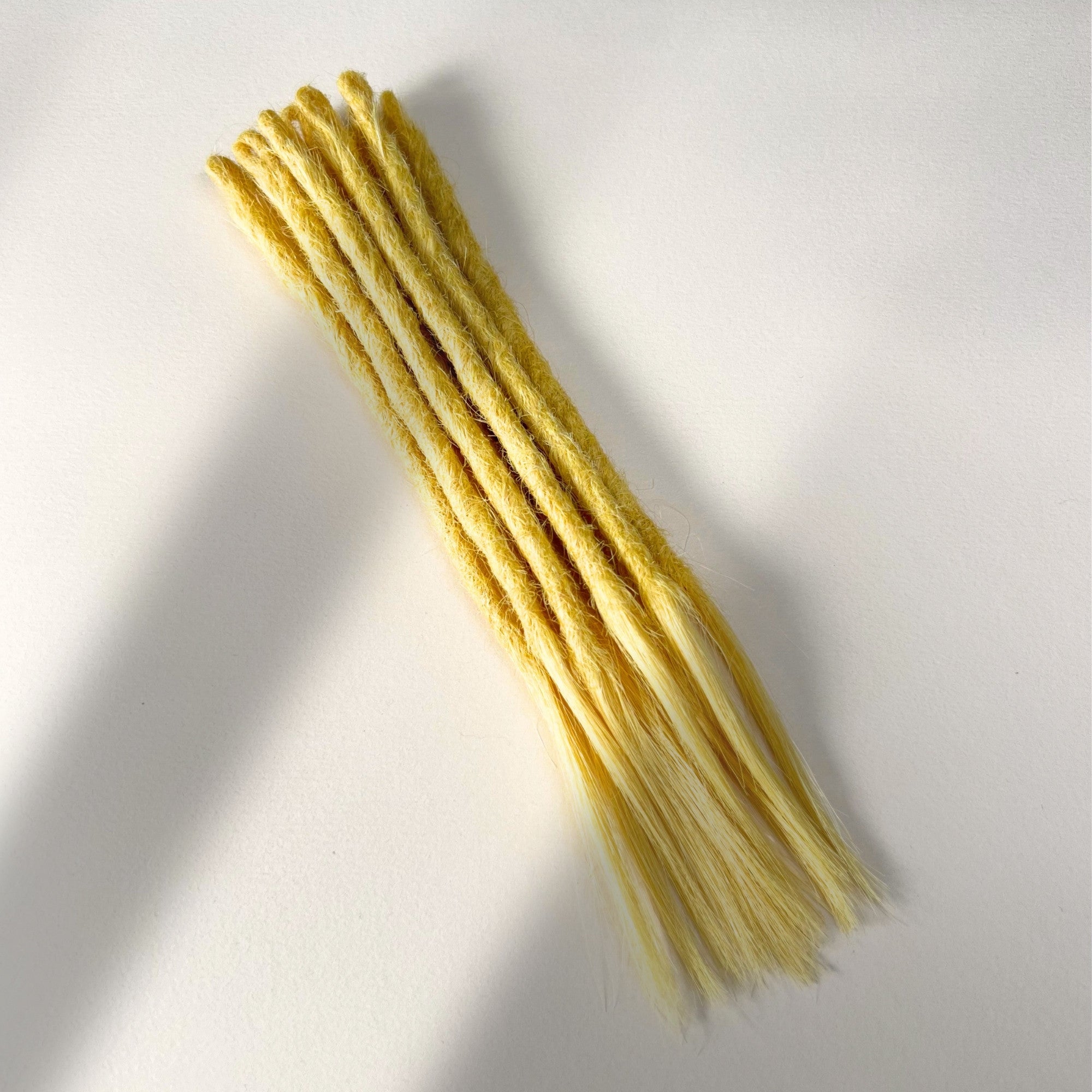 Straight Locs | Yellow Ochre