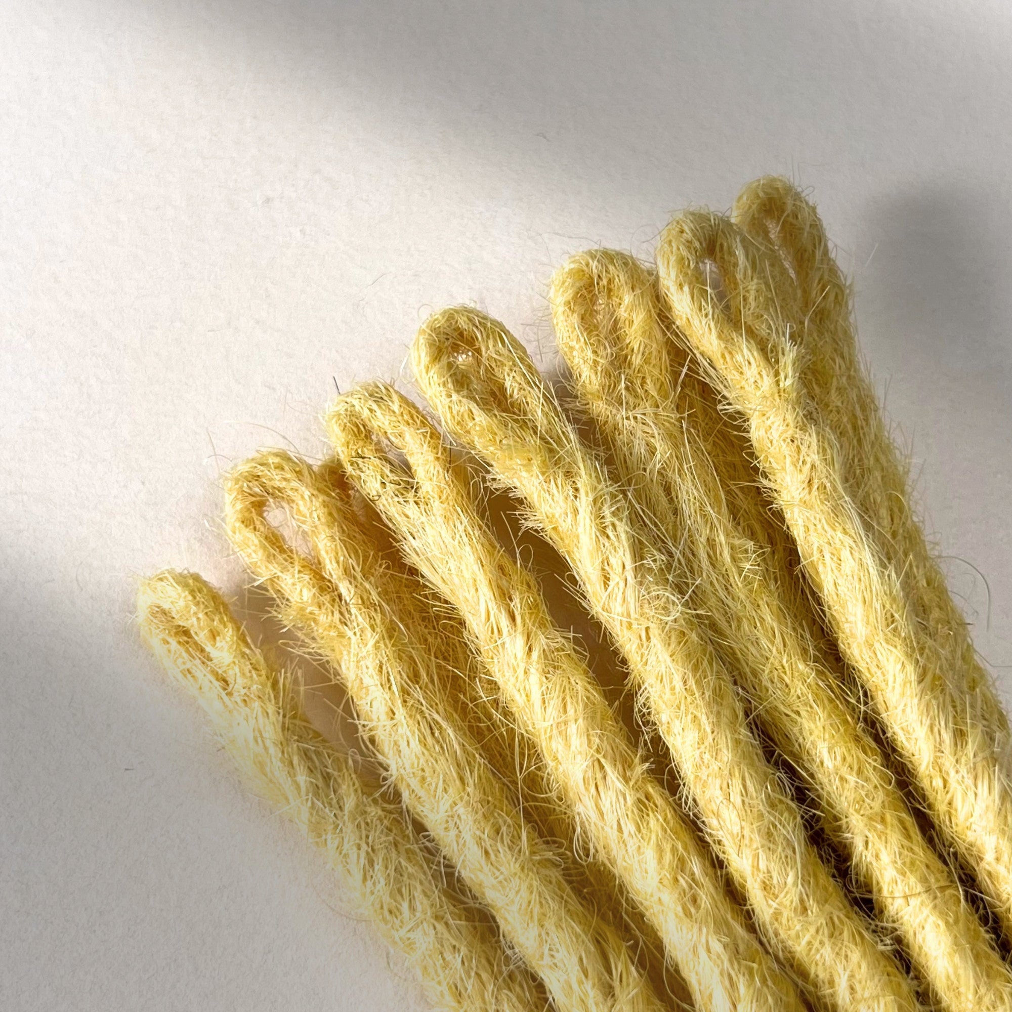 Straight Locs | Yellow Ochre