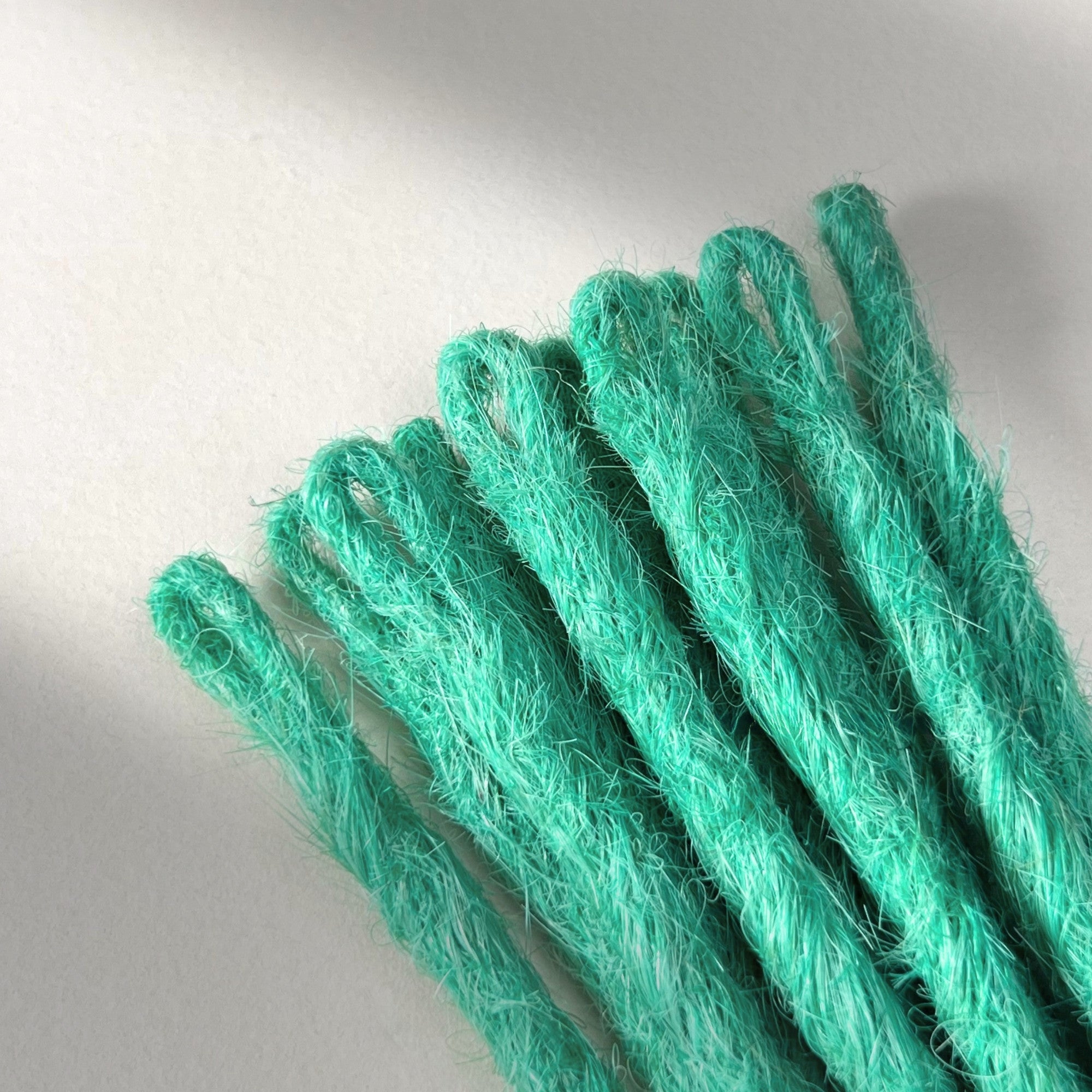 Straight Locs | Esmeralda Green