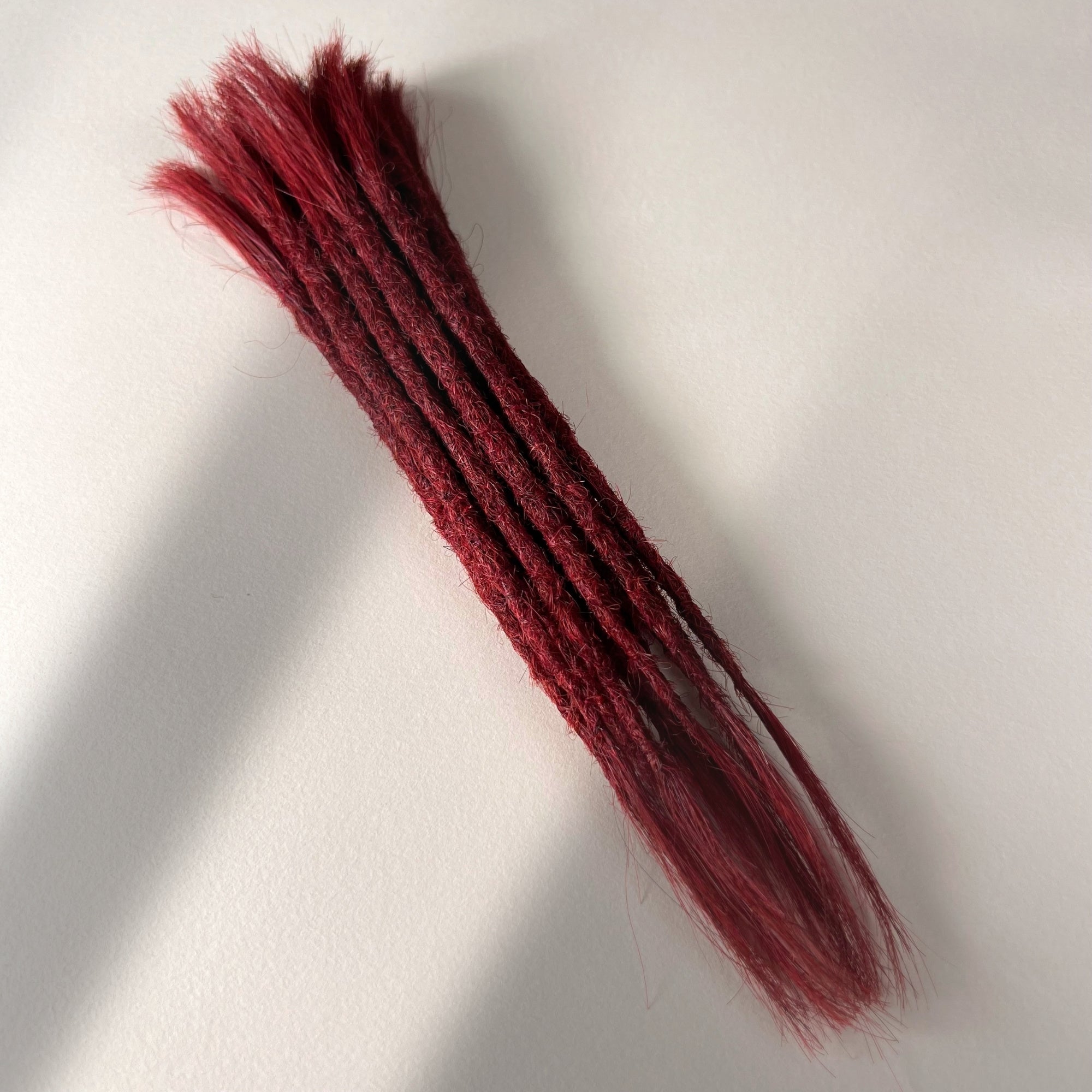 Straight Locs | Garnet Glow 7C | Open Ends