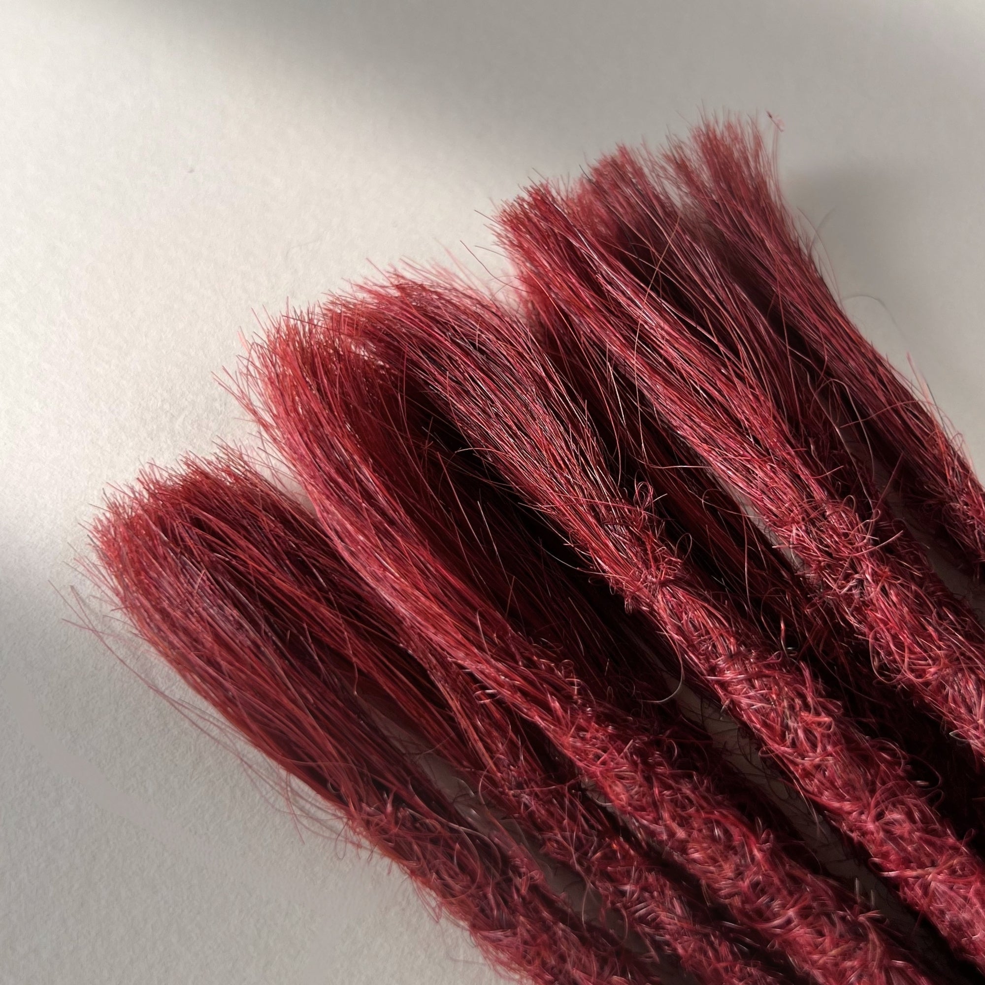 Straight Locs | Garnet Glow 7C | Open Ends