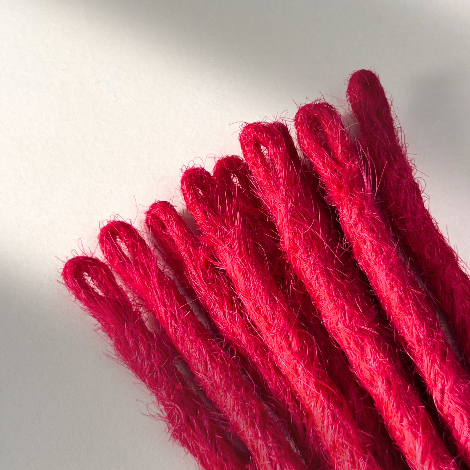 Straight Locs | Indian Pink