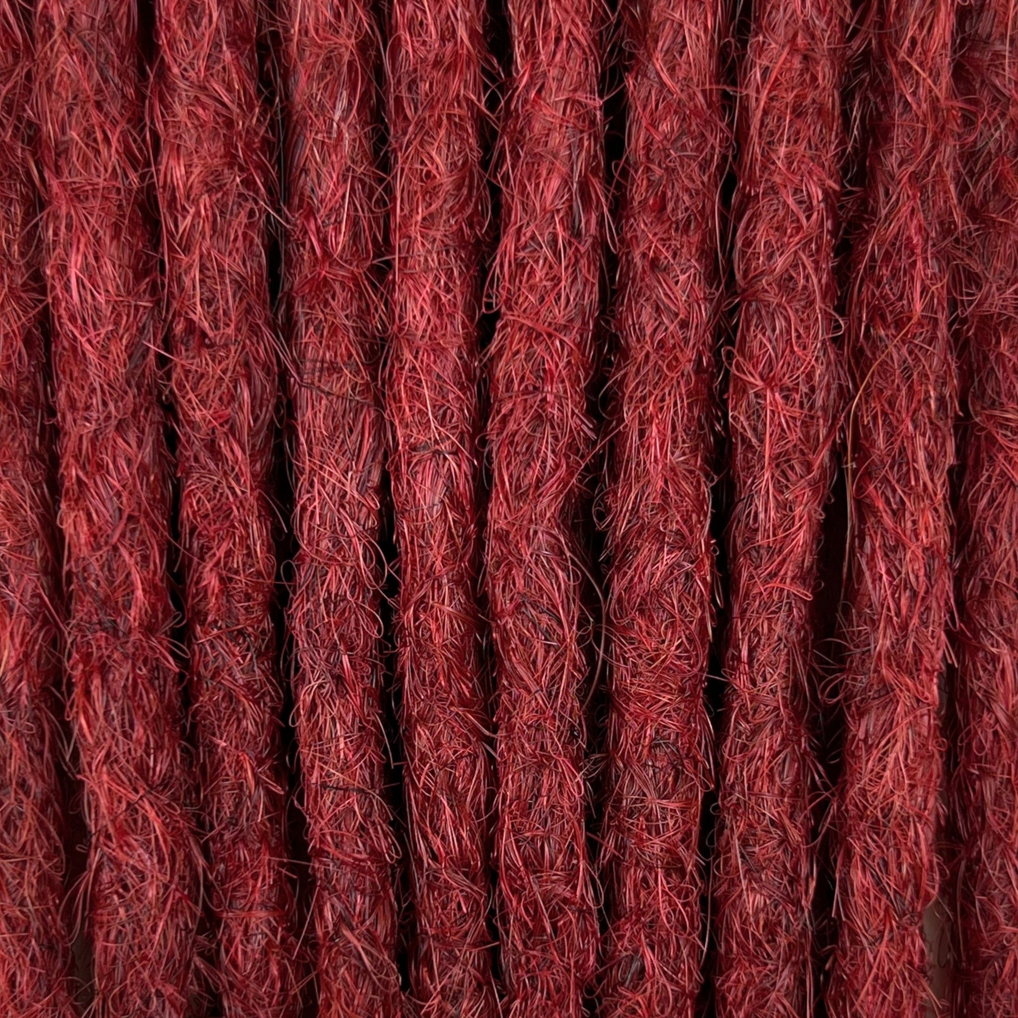 Straight Locs | Garnet Glow 7C | Open Ends