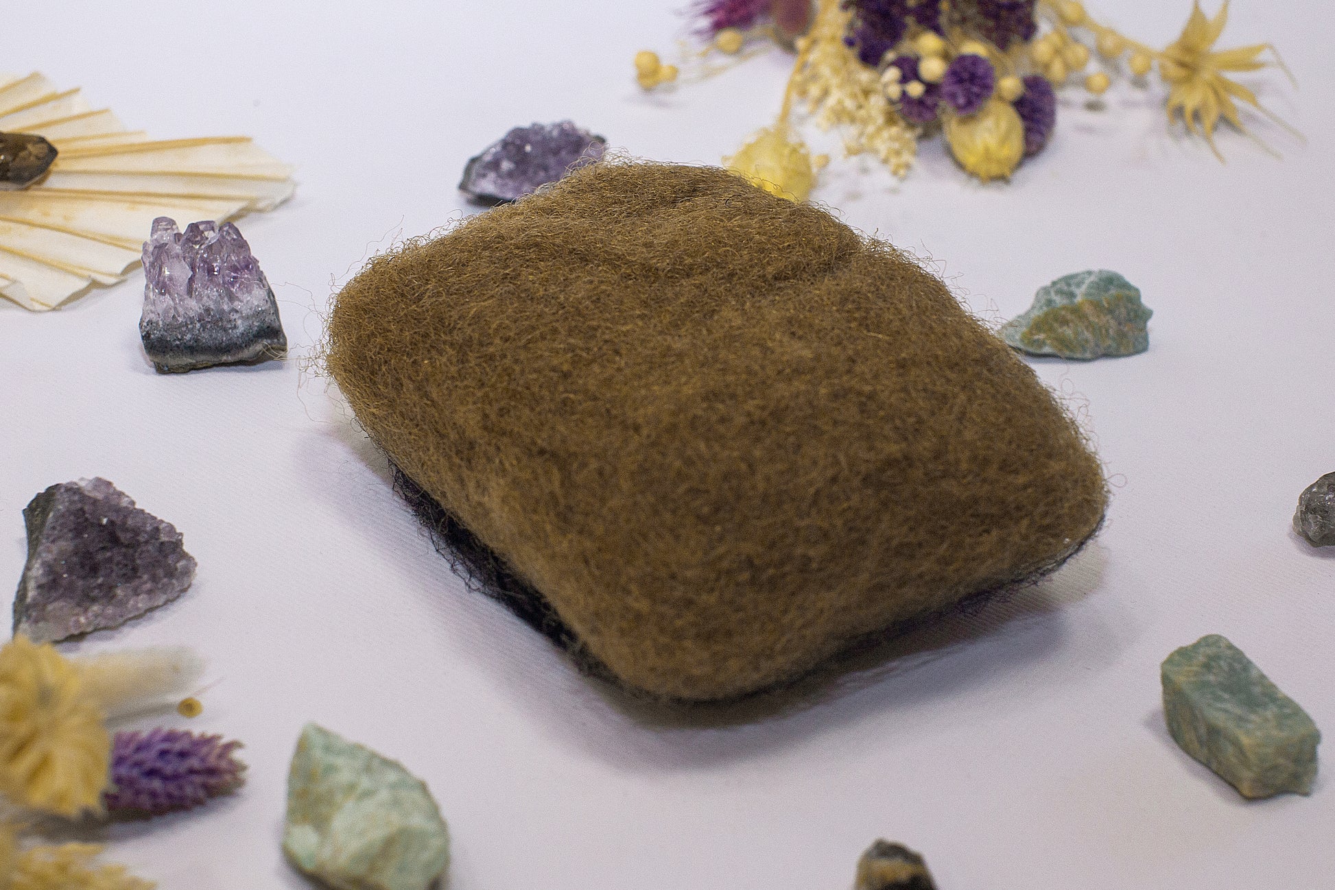 Honey Blonde Kinky Human Hair shown in an angled view for creating, repairing and extending handcrafted Locs.