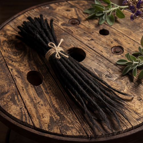 Straight Locs | Raven’s Wing 1A | Open Ends