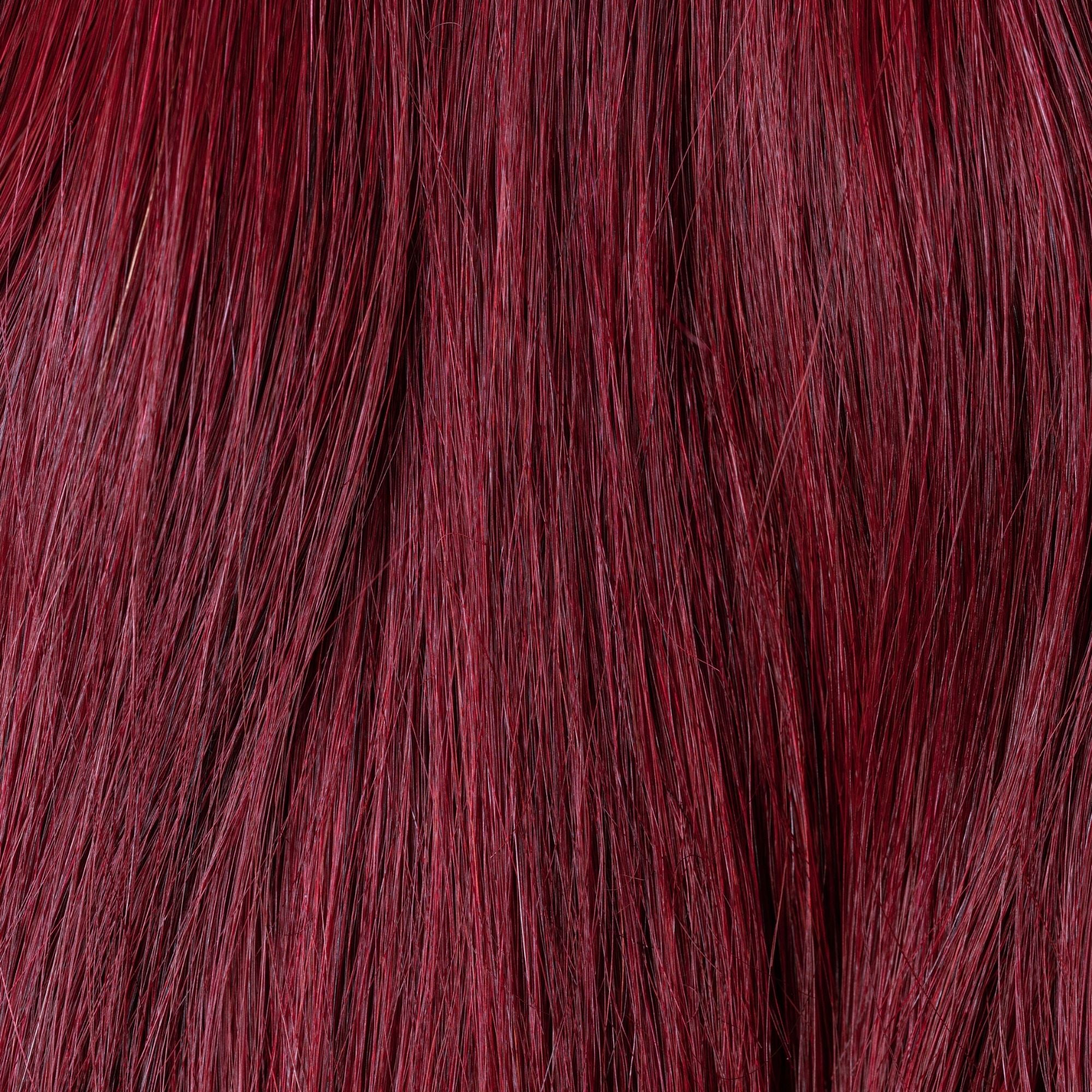 Straight Hair | Garnet Glow