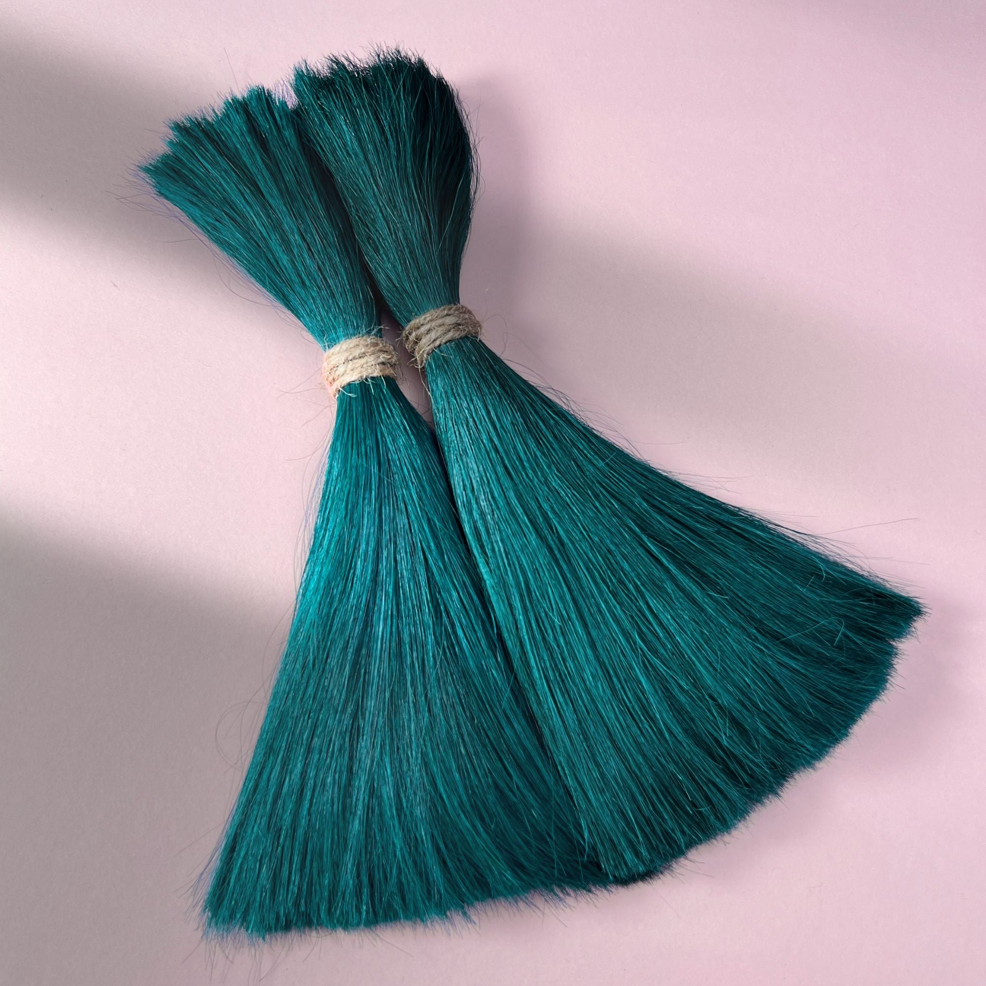 Green Tomato Straight Human Hair shown in full view for creating, repairing, and extending handcrafted Locs.