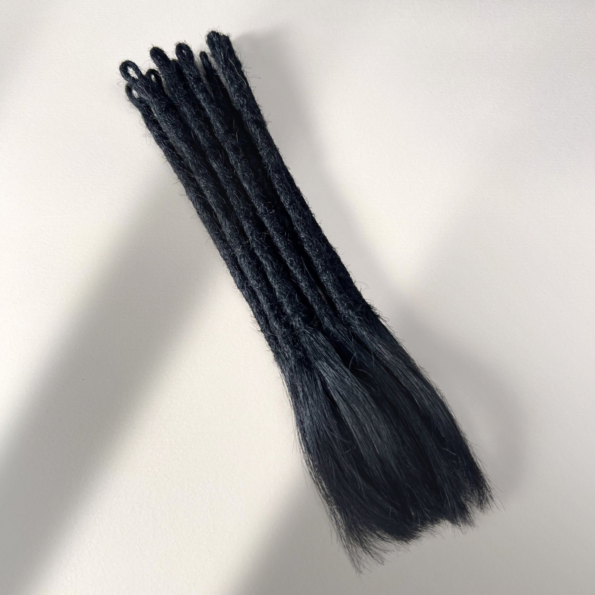 Straight Loc Extensions | Open Ends | Deepest Black | Dreadradar