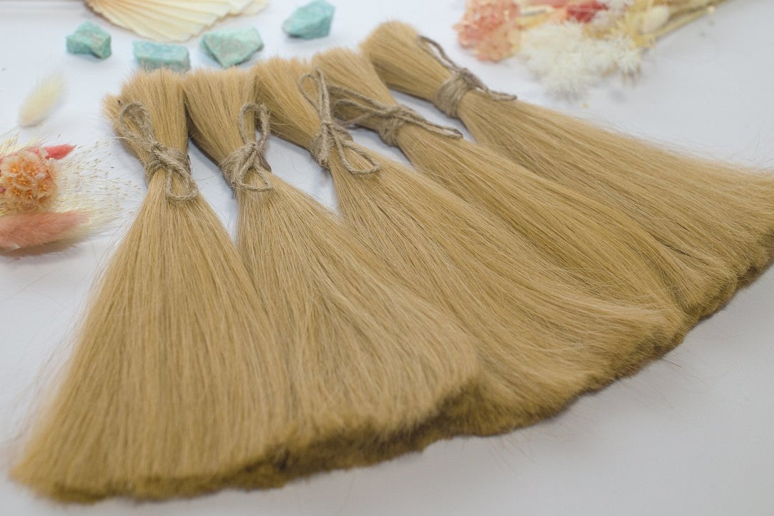 Natural hair Kit 9/31 Very Light Blonde Gold Ash - Dreadradar